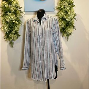 Gap long linen top